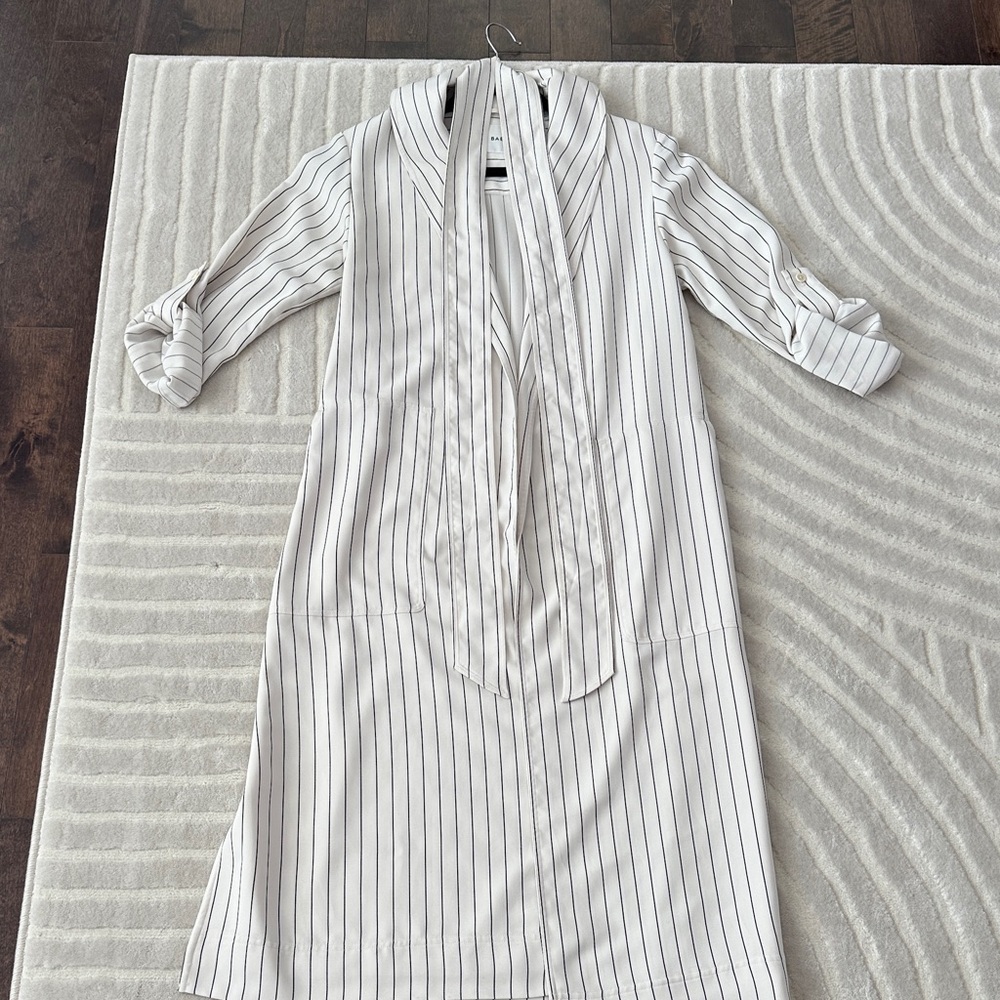 Elegant Striped Long Sleeve coat